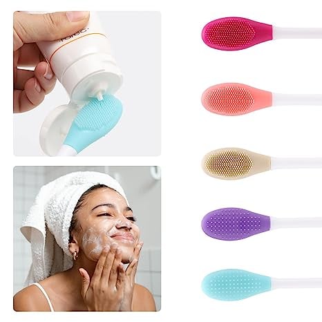 ( PACK OF 2 ) SILICONE FACE MASK BRUSH